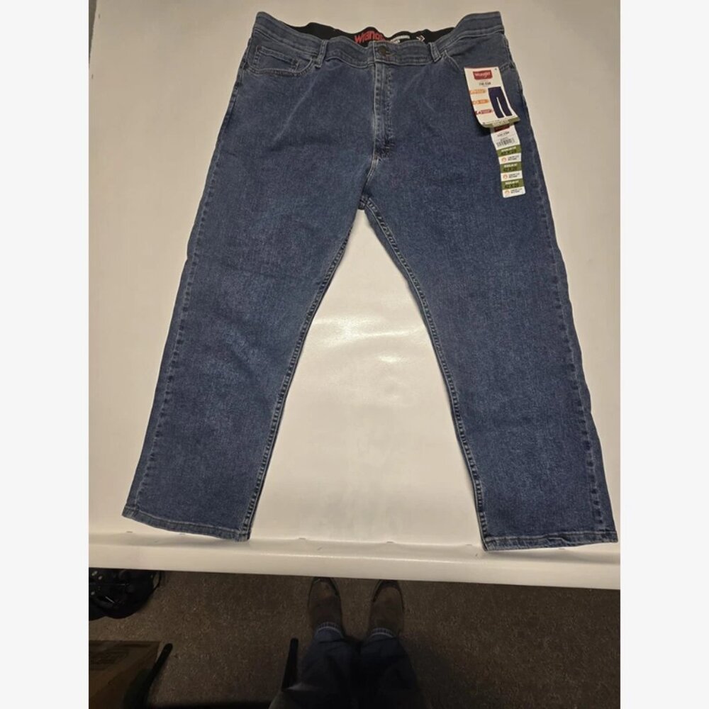 Wrangler Jeans Mens Five Star Premium Regular Fit 42x29‎ Comfort Flex Waistband